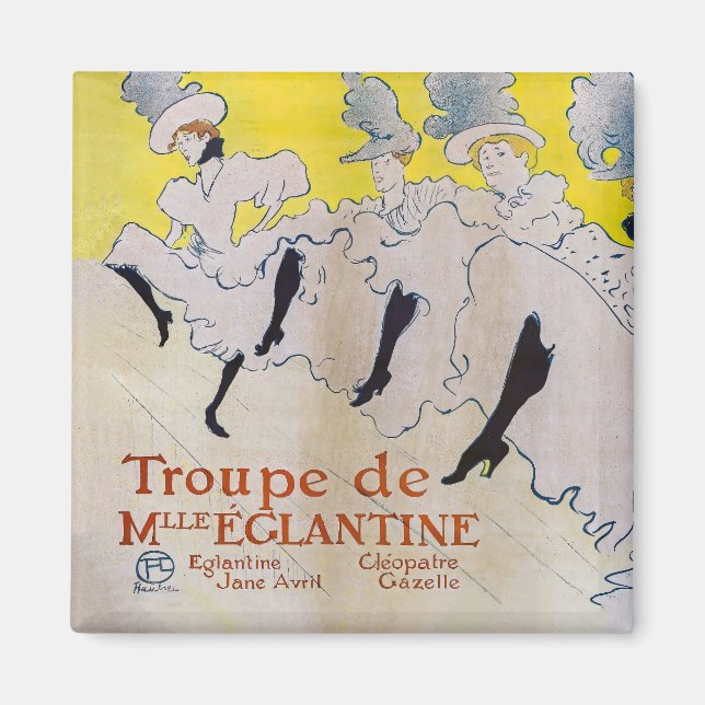 Imán Toulouse-Lautrec - Troupe de Mlle Eglantine (Frente)