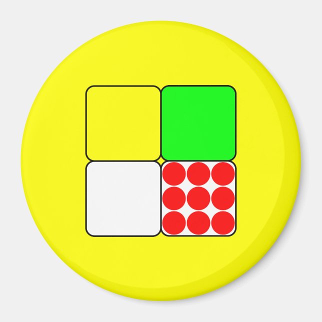 Imán Tour de France Jerseys 3 Amarillo (Frente)