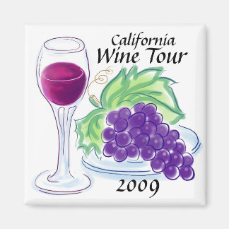 Imán ¡Tour de Vino de California 2013!