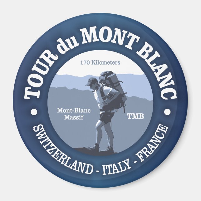 Imán Tour del Mont Blanc (Frente)