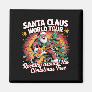 Imán Tour Mundial de Santa Claus en torno a la Navidad