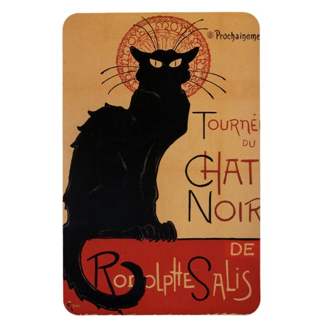 Imán Tournée du Chat Noir, Théophile Steinlen (Vertical)