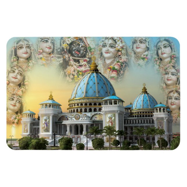 Imán TOVP/Radha Madhava/Ashta Sakhis Magnet (Horizontal)