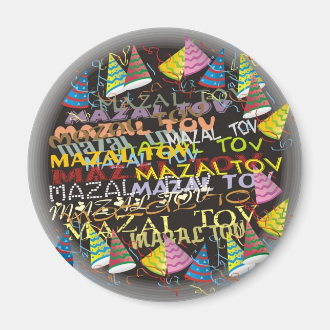 Imán tovs de mazal (Frente)