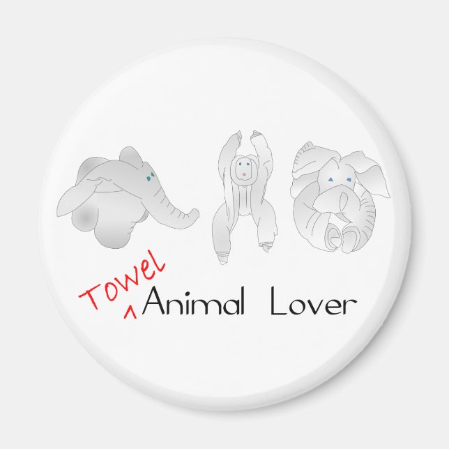 Imán Towell Animal Lover (Frente)