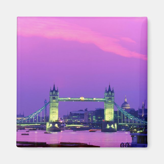 Imán Tower Bridge, Londres, Inglaterra 2 (Frente)