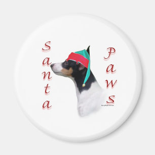 Imán Toy Fox Terrier Santa Paws