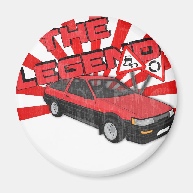 Imán Toyota Corolla AE86 (Frente)