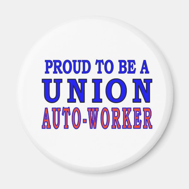 IMÁN TRABAJADOR AUTO DE LA UNIÓN (Frente)