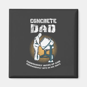 Imán Trabajador de concreto: padre concreto