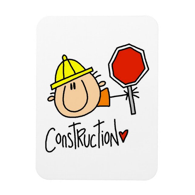 Imán Trabajador de la Construcción (Vertical)