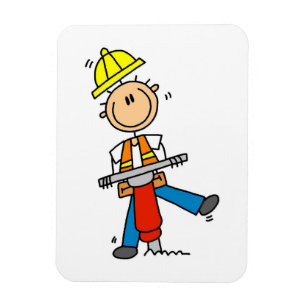 Imán Trabajador de la Construcción I Construyo Camiseta