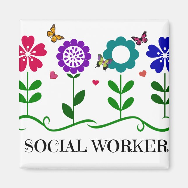 Imán Trabajador social (Frente)