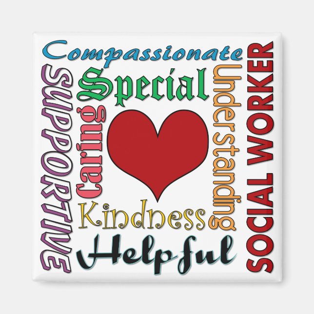 Imán Trabajador social (Frente)