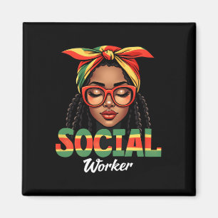 Imán Trabajadora social Mujeres Chicas Historiadora Neg