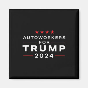 Imán Trabajadores para Trump 2024 - Diseño Unión Trump