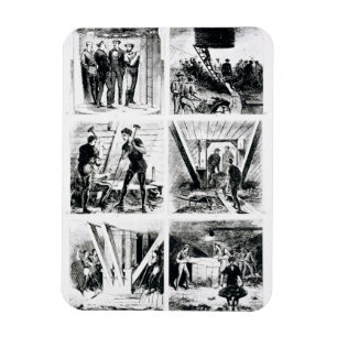 Imán Trabajar dentro de las caisones, conspirando sobre