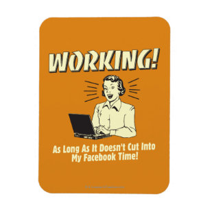 Imán Trabajo: Corte en el tiempo de Facebook