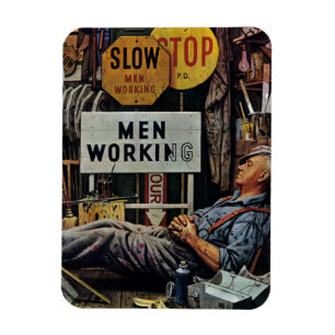 Imán Trabajo de los hombres