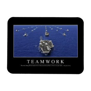 Imán Trabajo en equipo: cita Inspiradora