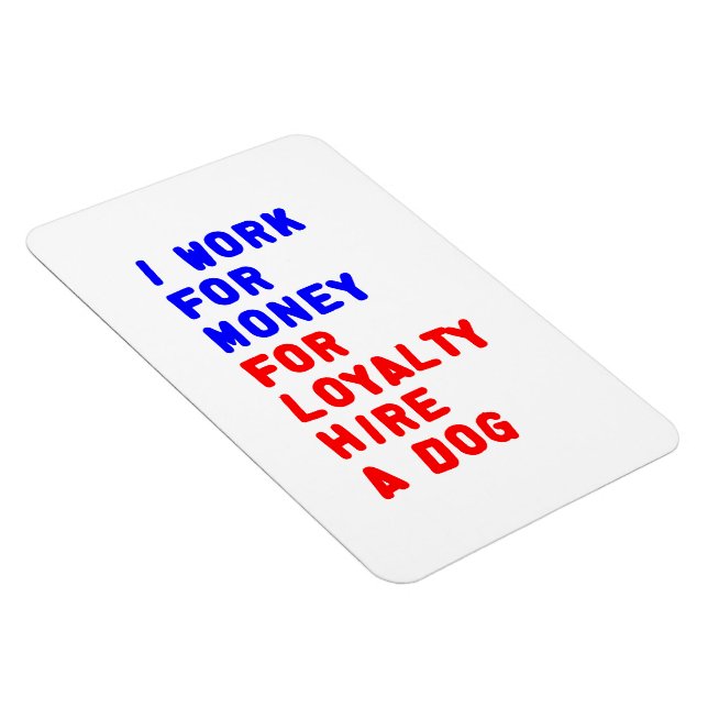 Imán Trabajo Por Dinero Para La Lealtad Contratando A U (Lado Derecho)