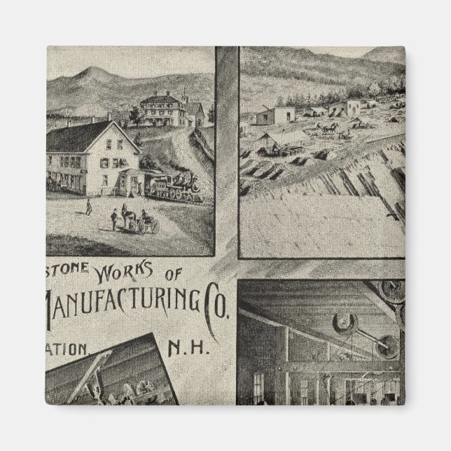 Imán Trabajos de cithestone, Pike Manufacturing Co (Frente)