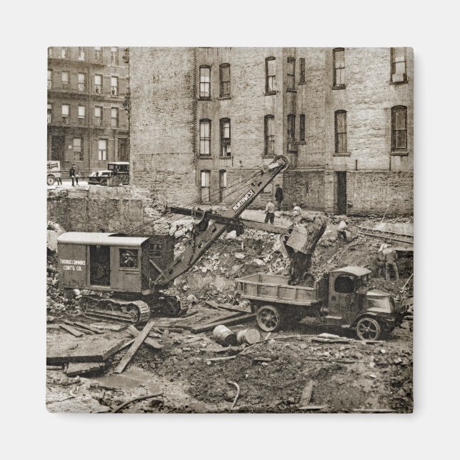 Imán Trac de tanque de aspiración de grúa y pala del no (Frente)