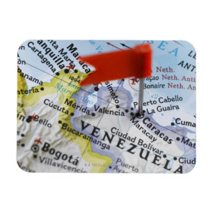 Imán Trace el perno colocado en Caracas, Venezuela en