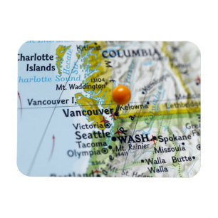 Imán Trace el perno colocado en Vancouver, Canadá en