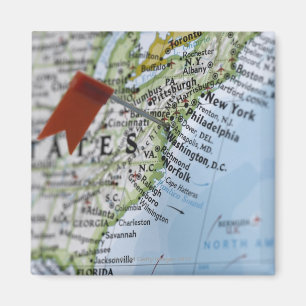 Imán Trace el perno colocado en Washington, C.C. en