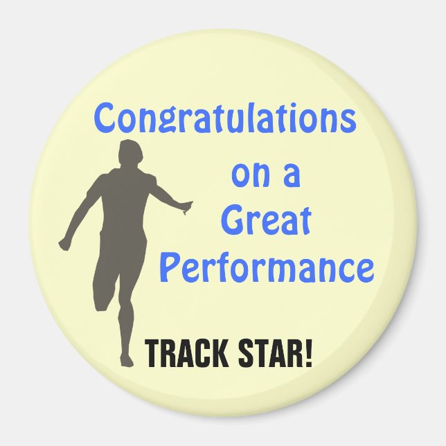 Imán Track Guy 02 Personalizado Magnet (Frente)