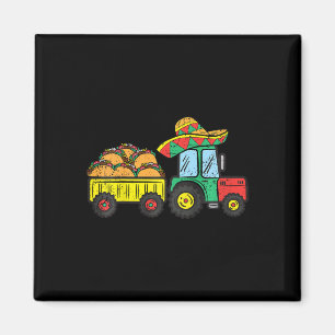 Imán Tractor de Taco para Niños Cinco De Mayo Comida Me