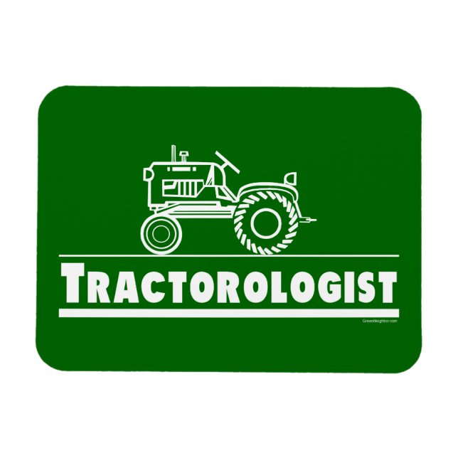 Imán Tractor divertido (Horizontal)