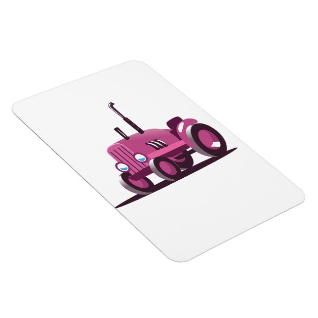 Imán Tractor Rosa Lindo (Lado Derecho)