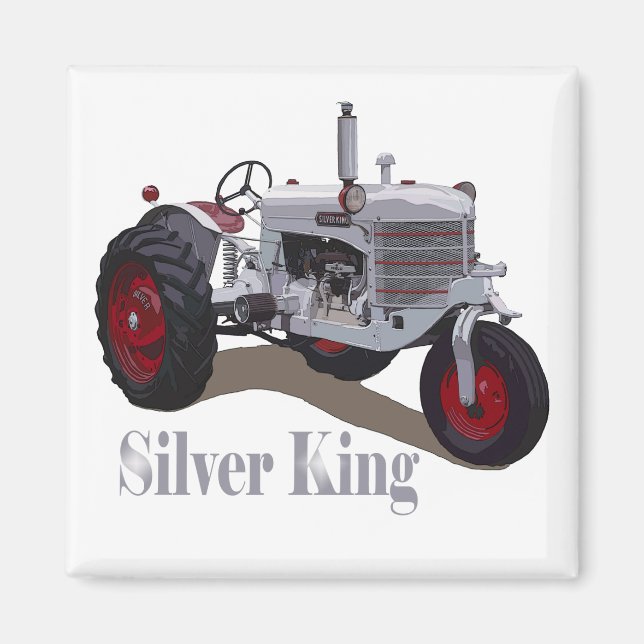 Imán Tractor Silver King (Frente)