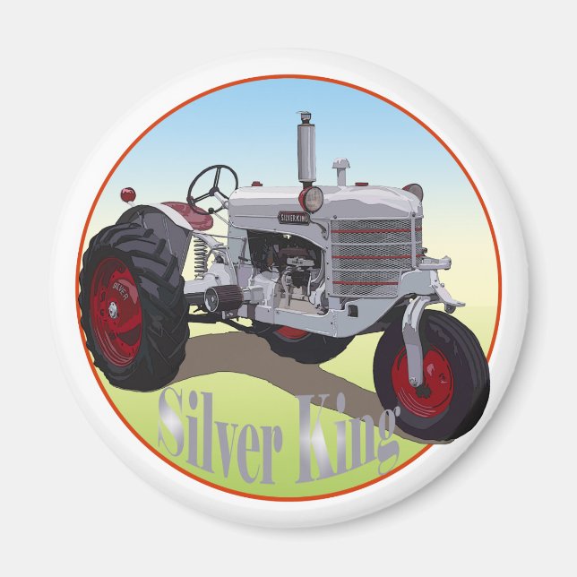Imán Tractor Silver King (Frente)