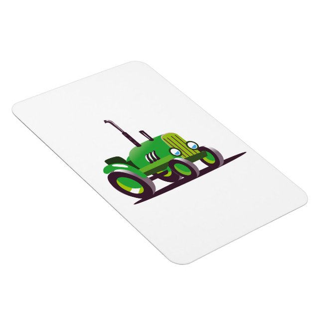 Imán Tractor verde lindo (Lado Derecho)