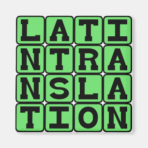 Imán Traducción latina