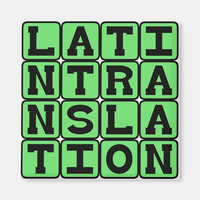 Imán Traducción latina (Frente)