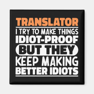 Imán Traductor Intento Hacer Las Cosas Divertidas En Gu