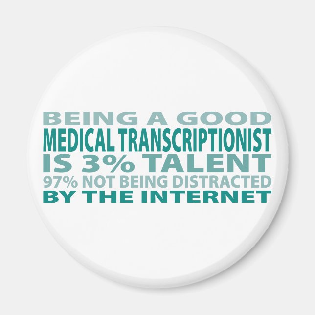 Imán Traductor médico 3% de talento (Frente)