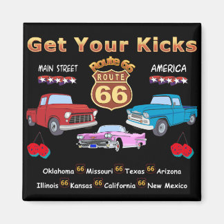 Imán Trae tus patadas. Ruta 66 camisetas y regalos