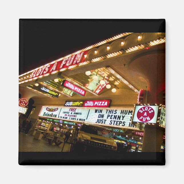 Imán Tragamonedas A Fun Las Vegas Magnet (Frente)