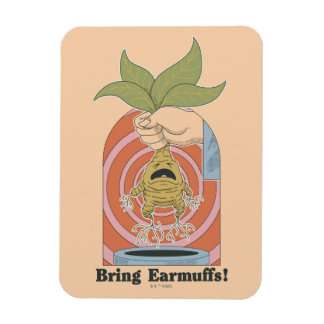 Imán "¡Traigan Orejeras!" Gráfico de Mandrake Gritando
