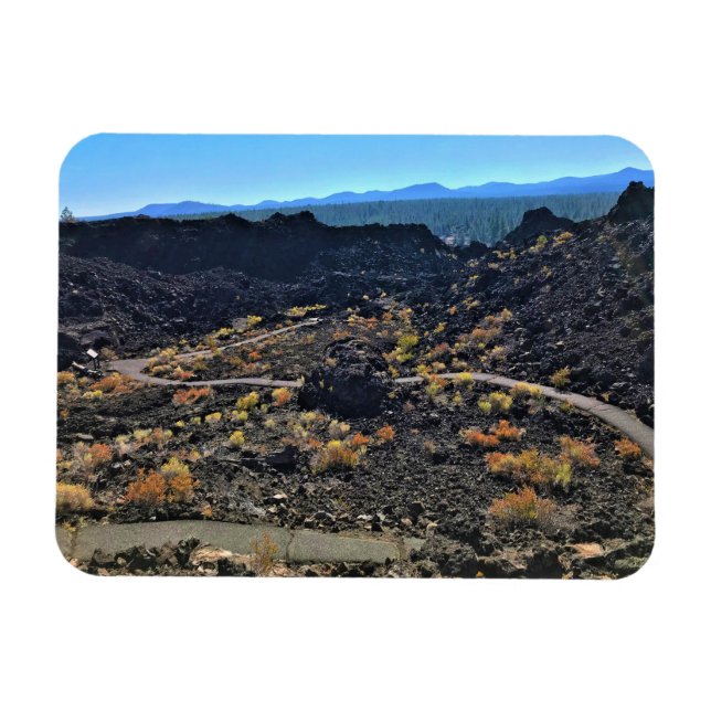 Imán Trail de la mantequilla de lava, O (Horizontal)