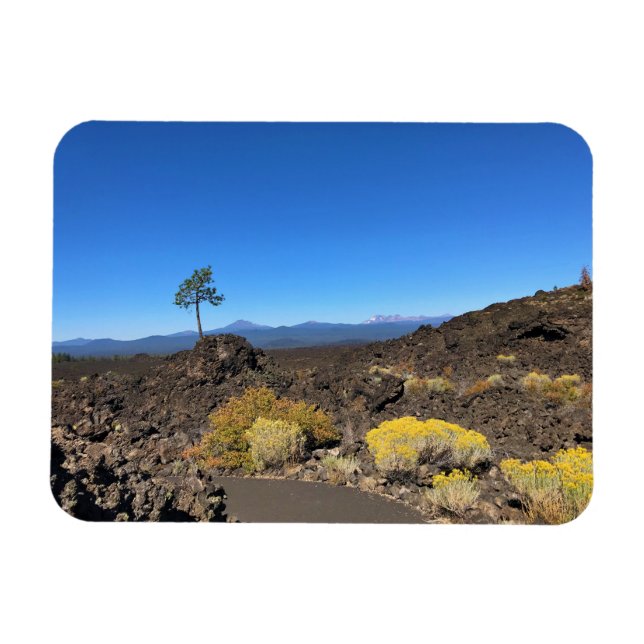 Imán Trail de la mantequilla de lava, O (Horizontal)