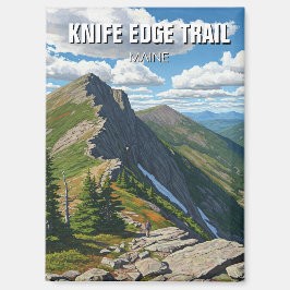 Imán Trail Knife Edge Katahdin Maine