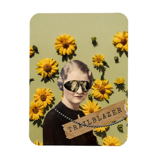 Imán Trailblazer Daisies Kitsch (Vertical)