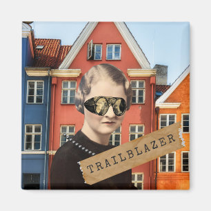 Imán Trailblazer Kitsch Alteración del arte