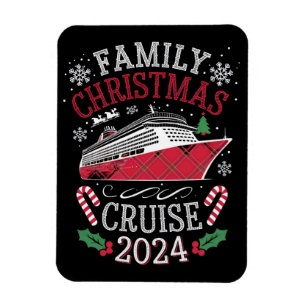 Imán Traje a juego para crucero de Navidad familiar 202
